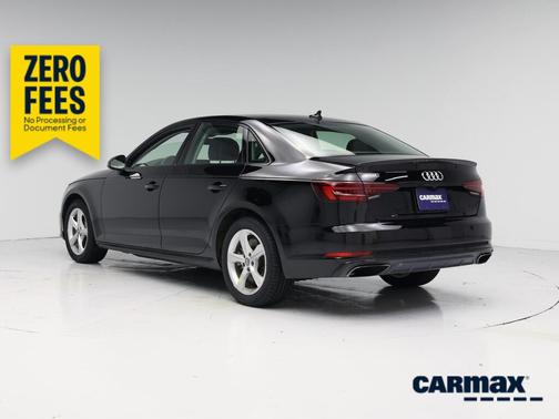 Black 2019 Audi A4 Premium