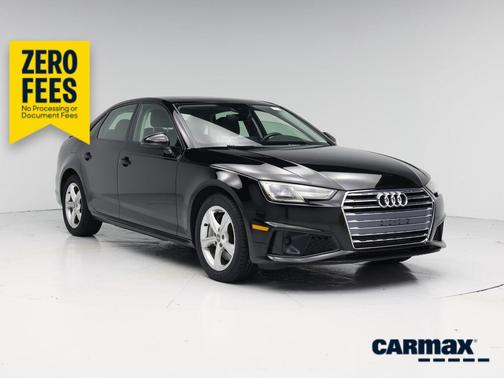 Black 2019 Audi A4 Premium