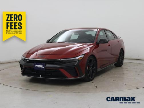 Red 2025 Hyundai ELANTRA N