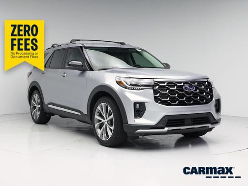 Silver 2025 Ford Explorer Platinum