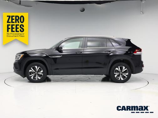Black 2024 Volkswagen Atlas Cross Sport SE