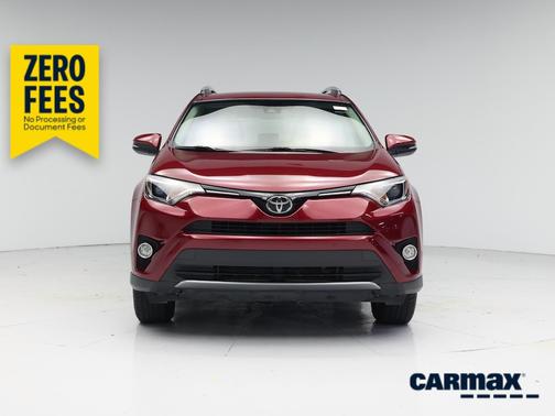 Red 2018 Toyota RAV4 XLE