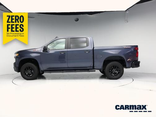 Gray 2021 Chevrolet Silverado 1500 Custom Trail Boss