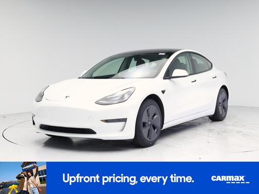 White 2021 Tesla Model 3 Standard Range Plus