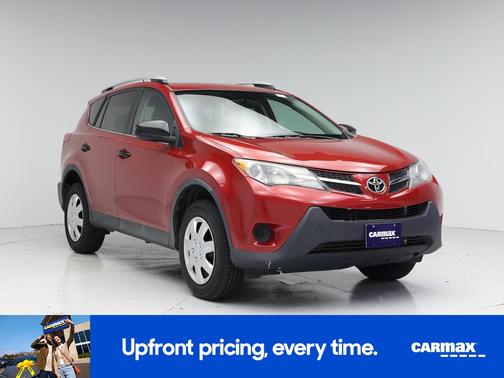 Red 2015 Toyota RAV4 LE