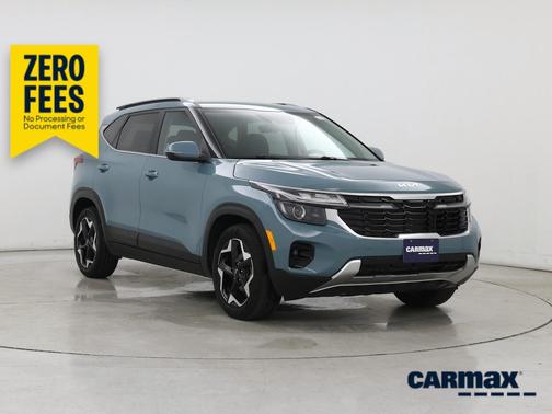 Blue 2024 Kia Seltos EX