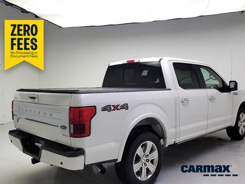 White 2019 Ford F-150 Platinum