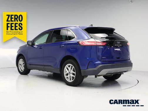 Blue 2022 Ford Edge SEL