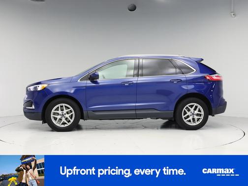 Blue 2022 Ford Edge SEL