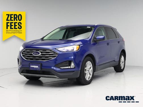 Blue 2022 Ford Edge SEL