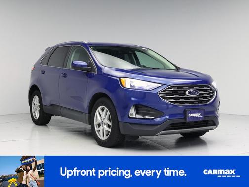 Blue 2022 Ford Edge SEL