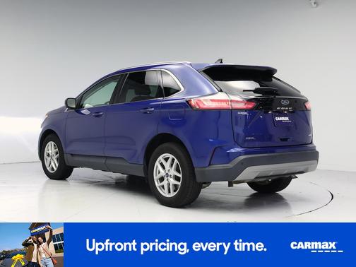 Blue 2022 Ford Edge SEL