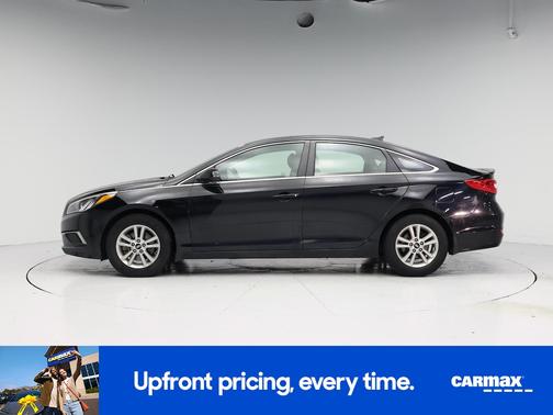 Black 2017 Hyundai SONATA SE