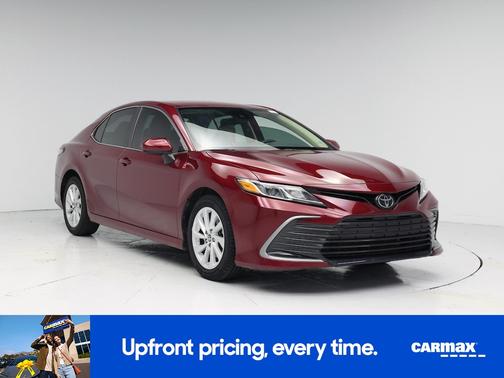 Burgundy 2021 Toyota Camry LE