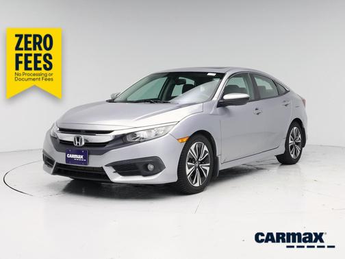 Silver 2017 Honda Civic EX-L