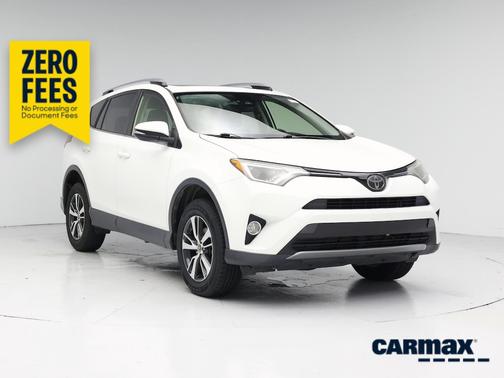White 2018 Toyota RAV4 XLE