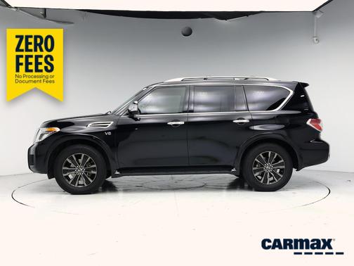 Black 2020 Nissan Armada Platinum