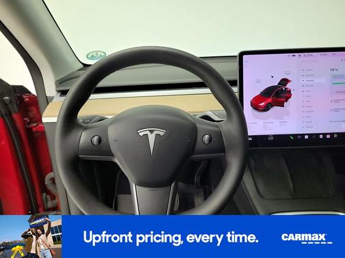 Red 2022 Tesla Model Y Long Range