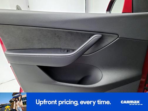 Red 2022 Tesla Model Y Long Range