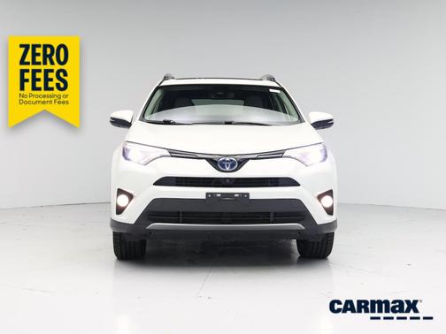 White 2018 Toyota RAV4 Hybrid Limited