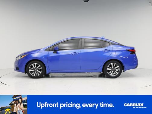Blue 2022 Nissan Versa SV