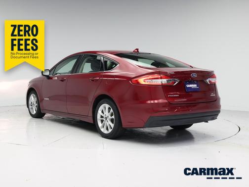 Red 2019 Ford Fusion Hybrid SE