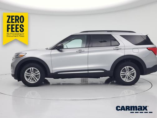 Silver 2022 Ford Explorer XLT