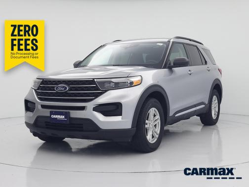 Silver 2022 Ford Explorer XLT