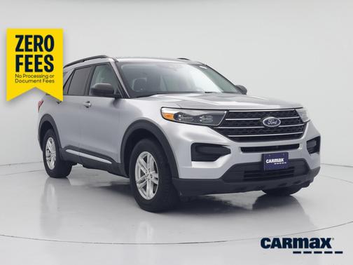 Silver 2022 Ford Explorer XLT