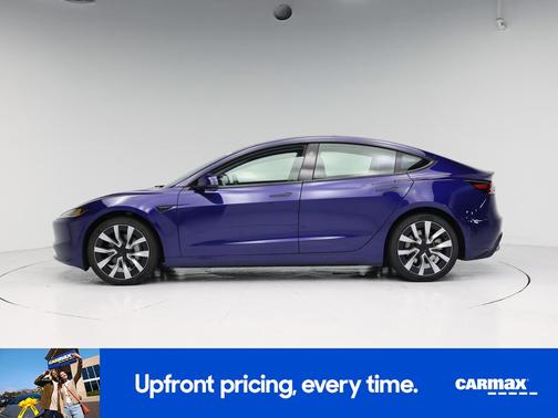 Blue 2025 Tesla Model 3 Long Range