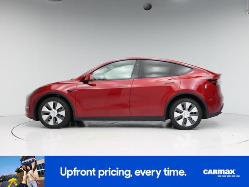 Red 2023 Tesla Model Y Long Range