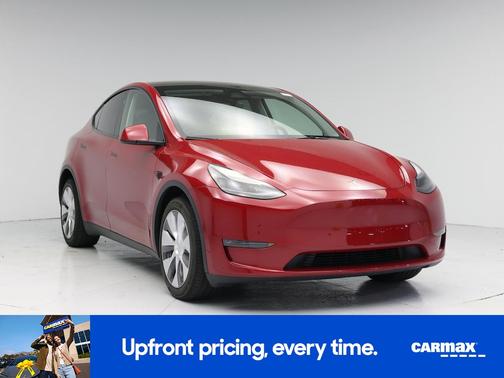 Red 2023 Tesla Model Y Long Range