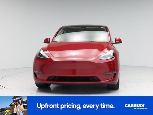 Red 2023 Tesla Model Y Long Range