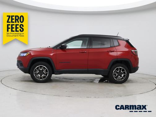 Red 2025 Jeep Compass Trailhawk