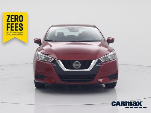 Red 2020 Nissan Versa SV