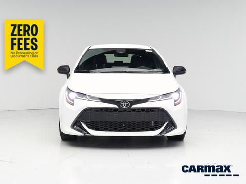 White 2022 Toyota Corolla Hatchback Nightshade