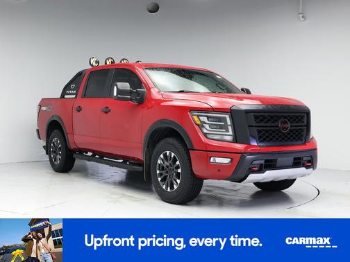 Red 2023 Nissan Titan PRO-4X