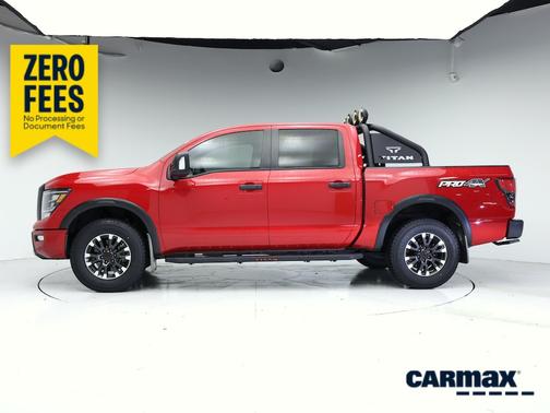 Red 2023 Nissan Titan PRO-4X