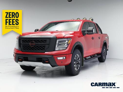 Red 2023 Nissan Titan PRO-4X