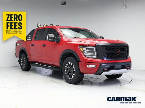 Red 2023 Nissan Titan PRO-4X