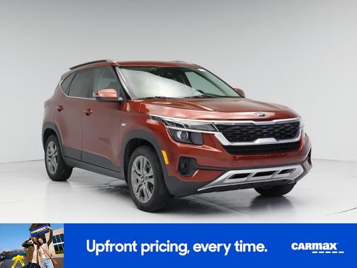 Orange 2021 Kia Seltos S