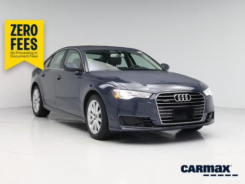 Blue 2016 Audi A6 Premium Plus