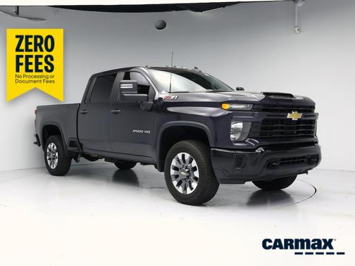 Blue 2024 Chevrolet Silverado 2500 Custom