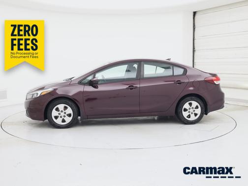 Burgundy 2018 Kia Forte LX