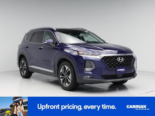 Blue 2019 Hyundai SANTA FE Ultimate