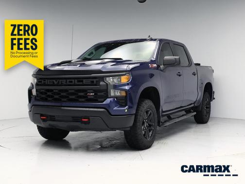 Blue 2022 Chevrolet Silverado 1500 Custom Trail Boss
