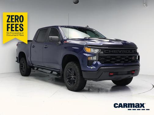 Blue 2022 Chevrolet Silverado 1500 Custom Trail Boss