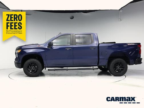 Blue 2022 Chevrolet Silverado 1500 Custom Trail Boss