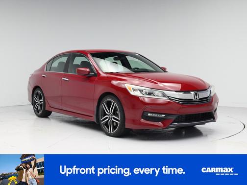 Red 2016 Honda Accord Sport