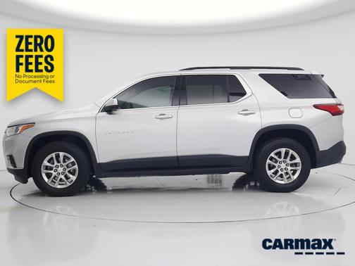 Silver 2021 Chevrolet Traverse LT Leather
